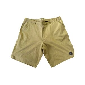 Men's Rusty Board Shorts Swim Trunks Size 38 Tan Pockets Surf Beach Vacation